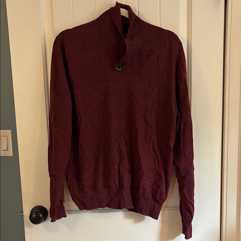 Men's Burgundy Sweater